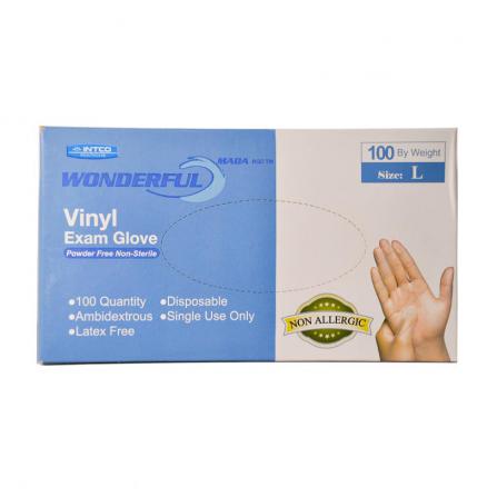 خرید دستکش وینیل بدون پودر با قیمت ارزان