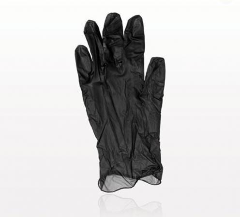 خرید دستکش وینیل مشکی از شرکت تولید