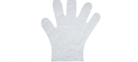 سایز های مختلف دستکش نایلونی