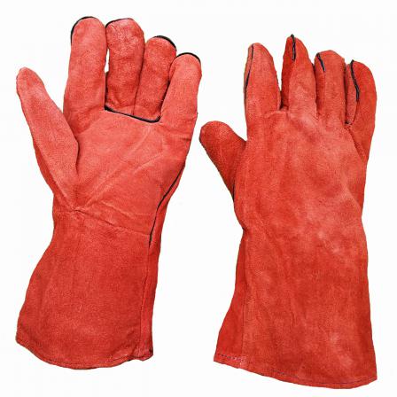 شرکت تولیدی دستکش جوشکاری چرم ساق بلند