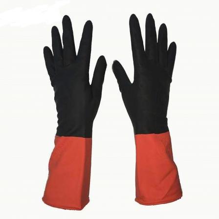 قیمت خرید دستکش کار دو رنگ صنعتی
